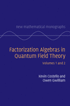 Factorization Algebras in Quantum Field Theory(New Mathematical Monographs) H 774 p. 24