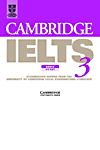 Cambridge IELTS 3. Set of 2 Audio CDs.