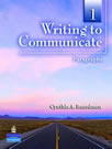 Writing to Communicate Book 1. Student Book.