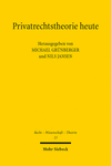 Privatrechtstheorie Heute: Perspektiven Deutscher Privatrechtstheorie