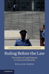 Ruling Before the Law:The Politics of Legal Regimes in China and Indonesia