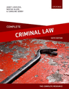 Complete Criminal Law:Text, Cases, and Materials