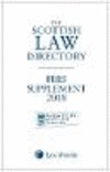 The Scottish Law Directory:Fees Supplement 2018