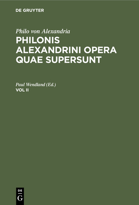  (Philonis Alexandrini opera quae supersunt, Vol II) '20