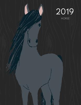 2019 Horse: Dated Weekly Planner with to Do Notes & Horse Quotes & Facts - Black(Awesome Calendar Planners for Horse Lovers 1) P