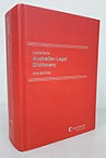 Lexisnexis Australian Legal Dictionary 2nd ed. H lv, 1751 p. 16