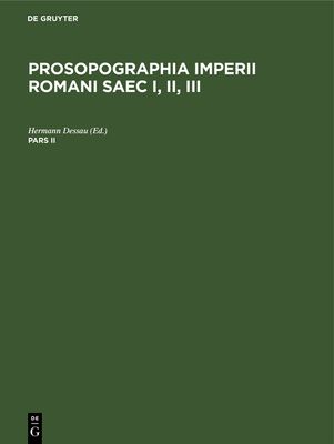  (Prosopographia Imperii Romani Saec I, II, III, Pars II) '20