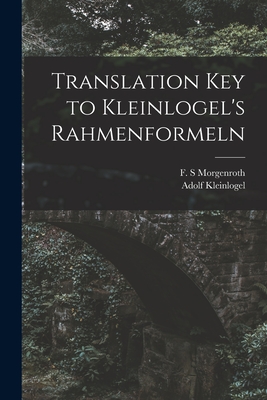 Translation Key to Kleinlogel's Rahmenformeln P 60 p. 21