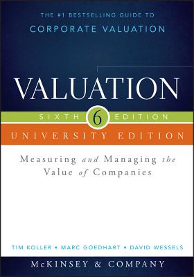 Valuation, University Edition 6th ed.(Wiley Finance) paper 896 p. 15