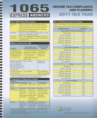 1065 Express Answers: Income Tax Compliane and Planning Q 416 p. 11