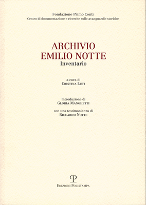 Archivio Emilio Notte: Inventario(Fondazione Primo Conti Inventari) P 160 p. 21