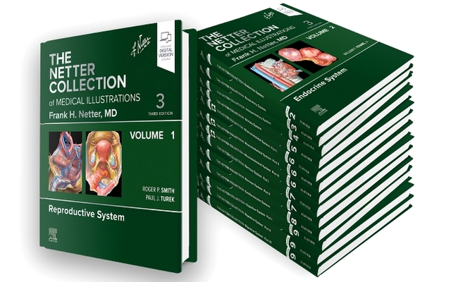 The Netter Collection of Medical Illustrations Complete Package 3rd ed. hardcover 14 Vols., 3000 p. 24