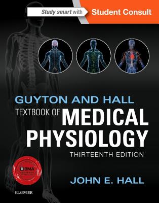 Guyton and Hall Textbook of Medical Physiology 13th ed. hardcover 1168 p. 15