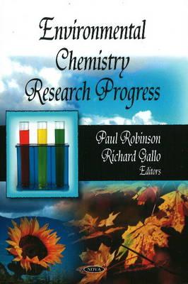 Environmental Chemistry Research Progress.　hardcover