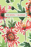 2019 Weekly Calendar: Watercolor Chrysanthemum P 124 p.
