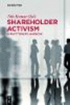 Shareholder Activism(De Gruyter Praxishandbuch Vol. 860) hardcover 320 p. 29
