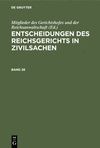 (Entscheidungen des Reichsgerichts in Zivilsachen, Band 28) '21