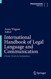 International Handbook of Legal Language and Communication H 9000 p. 31