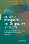 On Judicial Management from Comparative Perspective 1st ed. 2023(Contemporary Chinese Civil and Commercial Law) H 330 p. 23