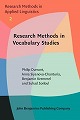 Research Methods in Vocabulary Studies (Research Methods in Applied Linguistics, Vol. 2) '22