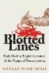 Blotted Lines:Early Modern English Literature and the Poetics of Discomposition '23