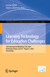 Learning Technology for Education Challenges 2024th ed.(Communications in Computer and Information Science Vol.2082) P 24