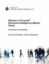2015 Wisdom of Crowds Business Intelligence Market Study Buyers Guide Edition P 168 p.