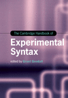 The Cambridge Handbook of Experimental Syntax (Cambridge Handbooks in Language and Linguistics) '24