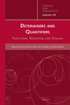 Determiners and Quantifiers(Syntax and Semantics Vol. 44) hardcover 21