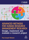 Advanced Methods for Human Resource Management R – Design, Implement and Evaluate a Research Project H 400 p. 24