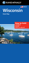 Rand McNally Easy to Fold: Wisconsin State Laminated Map P 24