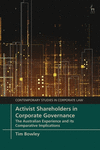 Activist Shareholders in Corporate Governance (Contemporary Studies in Corporate Law)