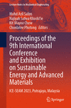 Proceedings of the 9th International Conference and Exhibition on Sustainable Energy and Advanced Materials(Lecture Notes in Mec