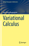 Variational Calculus (Springer Monographs in Mathematics) '23