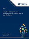 Analytical and Experimental Investigation of the Effect of Dyes on Solar Distillation H 202 p. 19