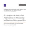 Analysis of Alternative Approaches to Measuring Multinational Interoperability: Early Development of the Army Interoperability M