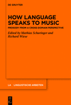 How Language Speaks to Music:Prosody from a Cross-domain Perspective (Linguistische Arbeiten, Vol. 583) '22