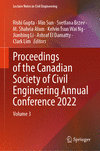 Proceedings of the Canadian Society of Civil Engineering Annual Conference 2022, Vol. 3 '24