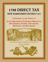 1798 Direct Tax New Hampshire District #13, Consisting of the Towns of Alton, Brookfield, Effingham, Middleton, New Durham, Ossi