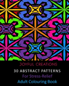 30 Abstract Patterns For Stress-Relief: Adult Colouring Book P 62 p. 20
