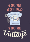 You're Not Old, You're Vintage: Joyful Quotes for the Young at Heart H 160 p.