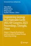 Engineering Geology for a Habitable Earth: IAEG XIV Congress 2023 Proceedings, Chengdu, China<Vol. 5> 2024th ed.(Environmental S