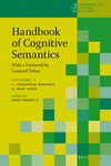 Handbook of Cognitive Semantics:With a Foreword by Leonard Talmy, Vol. 1 (Brill's Handbooks in Linguistics, Vol. 4/1) '23