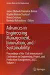 Advances in Engineering Management, Innovation, and Sustainability 1st ed. 2024(Lecture Notes in Civil Engineering Vol.480) H 45