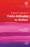 A Research Agenda for Public Attitudes to Welfare(Elgar Research Agendas) H 256 p. 23