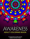 AWARENESS ADULT COLORING BOOKS - Vol.20: relaxation coloring books for adults(Relaxation Coloring Books for Adults 20) P 88 p. 1
