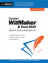 Quicken Willmaker & Trust 2025: Book & Online Software Kit 25th ed. P 480 p. 24