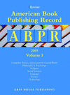 (American Book Publishing Record: ABPR Annual Cumulative Index.　2009)　hardcover　2 Vols.