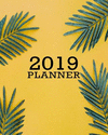 2019 Planner: Weekly and Monthly Calendar Organizer with Daily to Do Lists and Cream Can Long Leaves Cover January 2019 Through