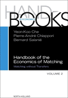 Handbook of the Economics of Matching, Volume 2(Handbooks in Economics Series) hardcover 660 25